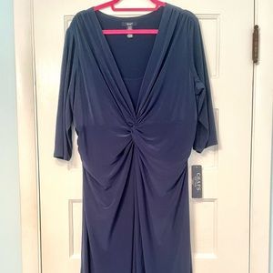 NEW with tags Chaps Navy Blue Dress 18W